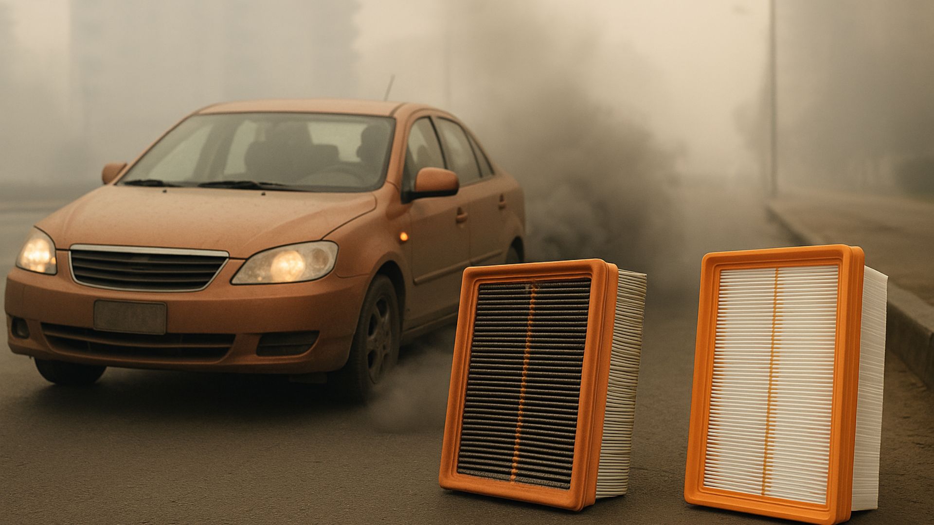 Efekti i ndotjes së ajrit në filtrat e automjeteve