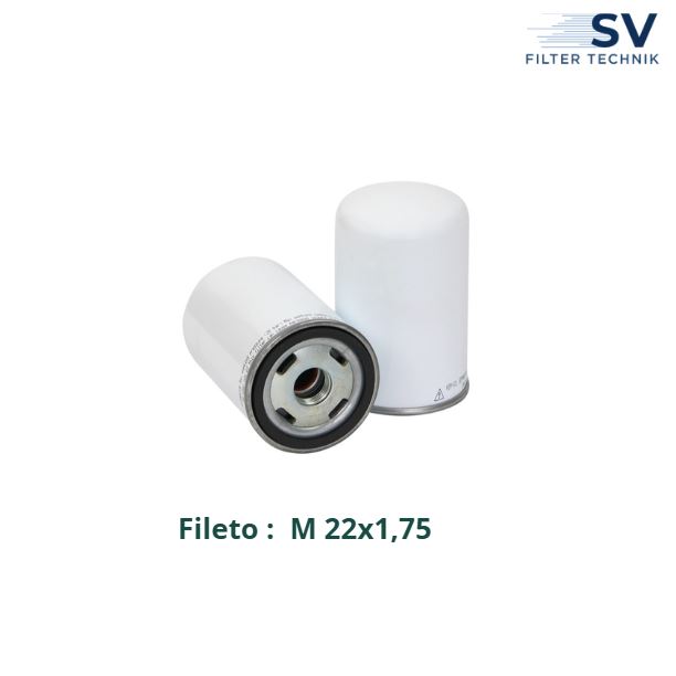 Filter Separator me Fileto M 22*1.75 per Kompresore Ajri Ceccato , Abac , Worthington etj / MIKROPOR ZERO-022-S-22×1,75-V-7035-01  –  TG Filter 76132