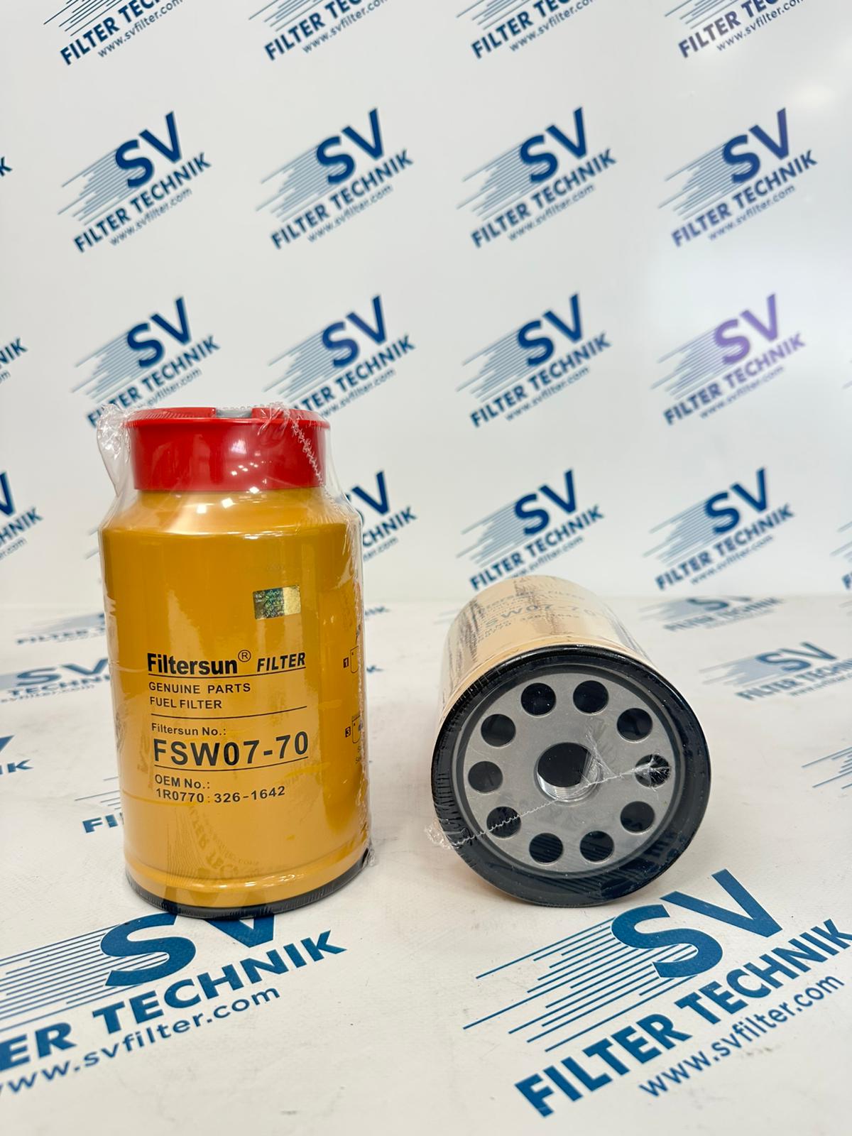 Filter Nafte per CATERPILLAR Eskavatore , Fadroma , Bulldozere etj / CATERPILLAR 1R-0770 / FerraFilter FSF 1019/1